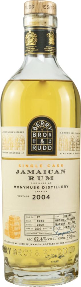 Jamaican Rum Single Cask No. 17 2004/2021 Monymusk